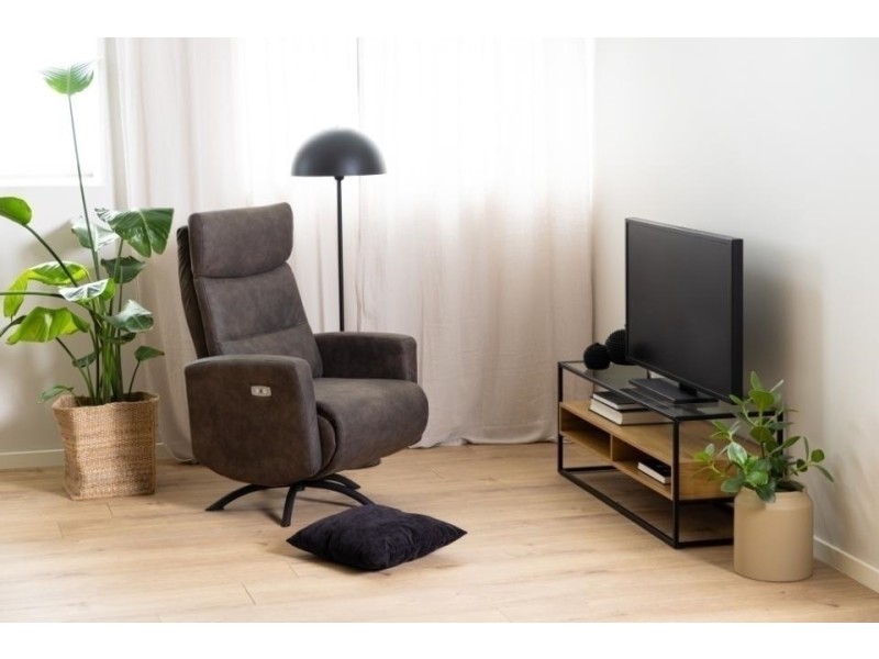 Fotel / recliner Kamares antracytowy - ACTONA